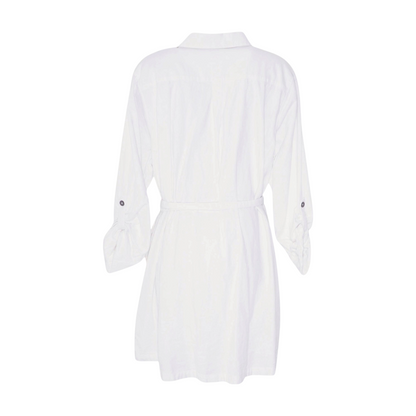 White Plus Midi Dress