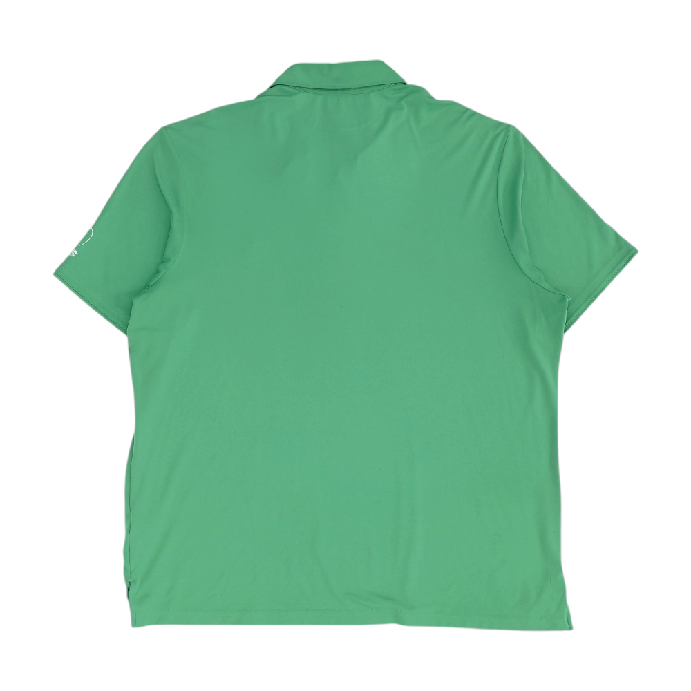 Green Solid Short Sleeve Polo