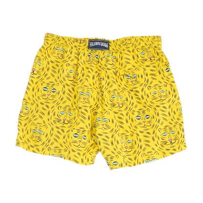 Yellow Print Swim Bottom