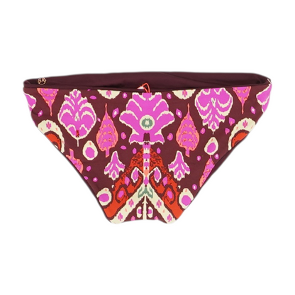 Burgundy Floral Swim Bottom