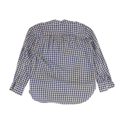 Blue Check Button Down
