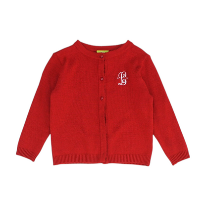 Red Cardigan Sweater