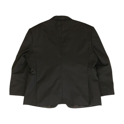 Black Short Solid Suit Jacket