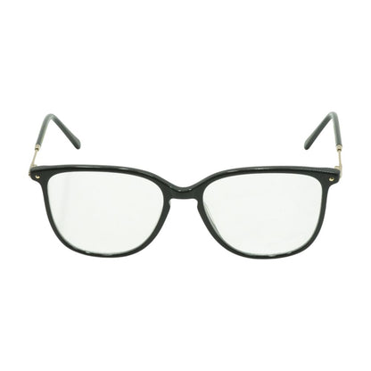 Sonia Pitch Black Square Unknown Prescription Eyeglasses