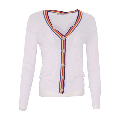 White Cardigan Sweater