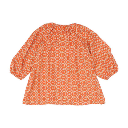 Orange Misc 3/4 Sleeve Blouse