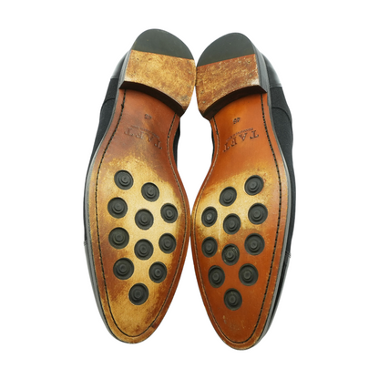 Black Lace-Up Casual Shoes