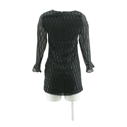 Black Misc Mini Dress