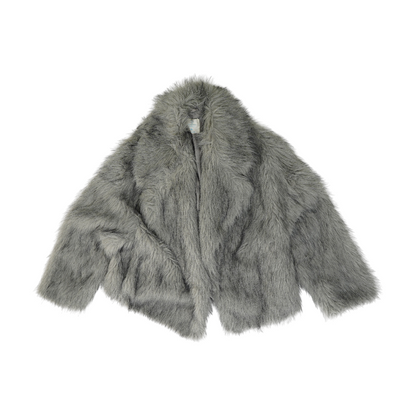 Gray Animal Print Jacket