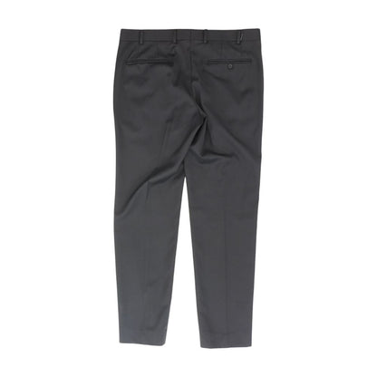 Black Solid Dress Pants