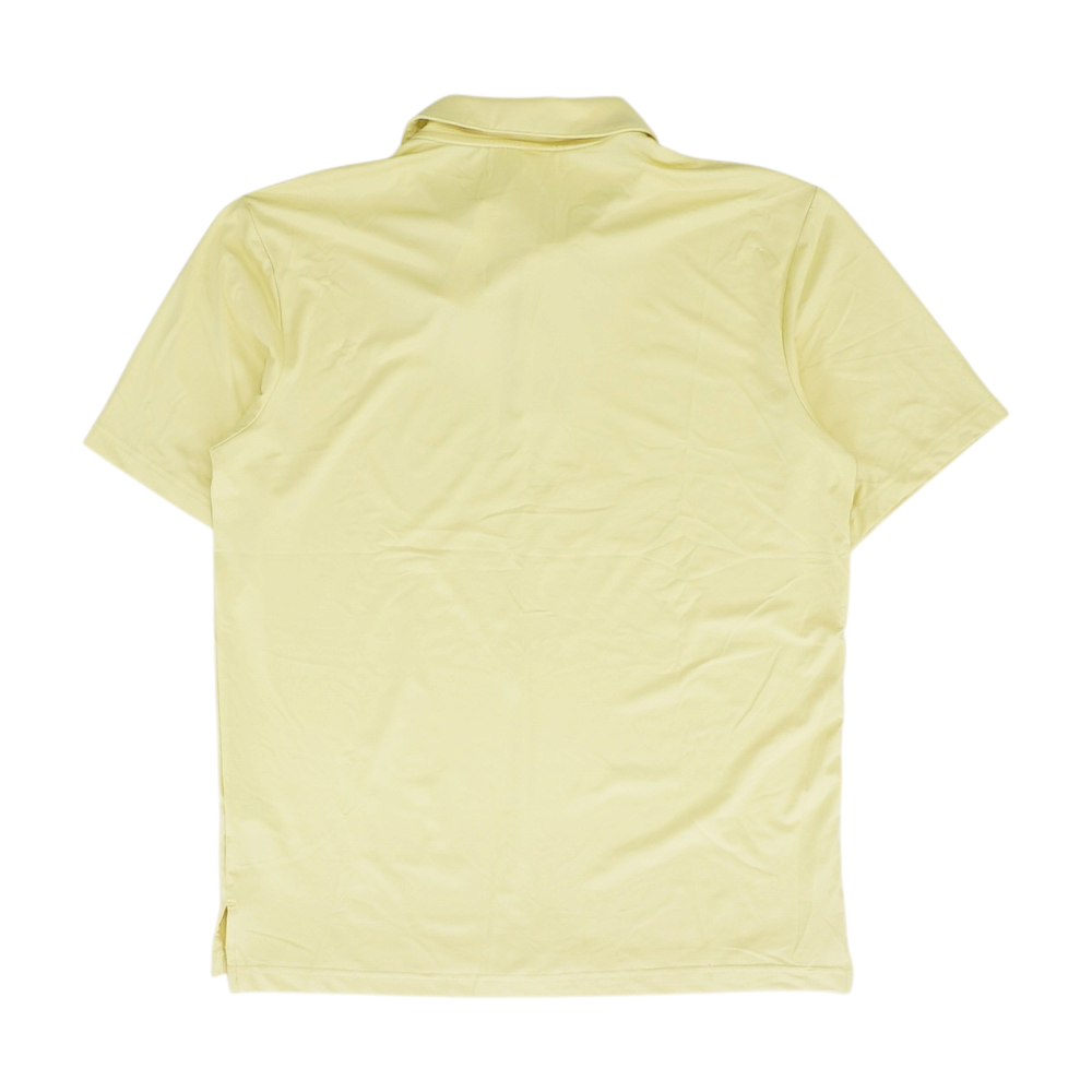 Yellow Solid Short Sleeve Polo