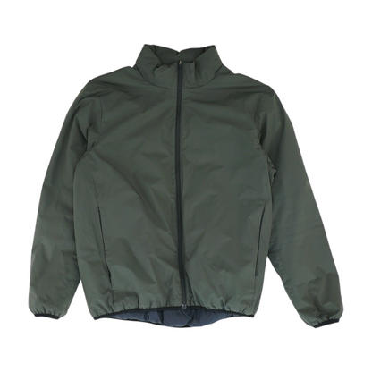 Green Solid Rain Jacket