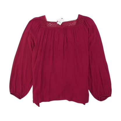 Magenta Plus Size Button Down