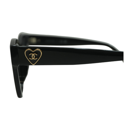 Black CHANEL 5478 Square Sunglasses
