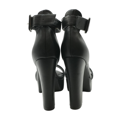 Black Block Heels