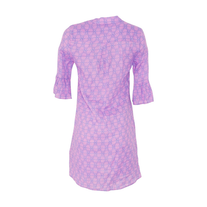 Pink Print Mini Dress