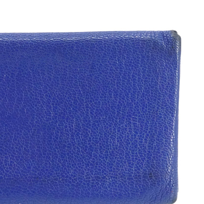 Navy Calvi Card Holder in Mysore Goatskin