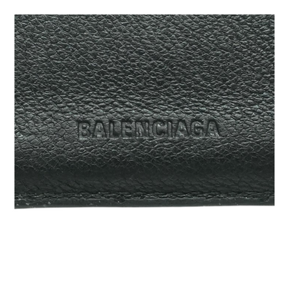 Black Cash Square Folded Coin Wallet