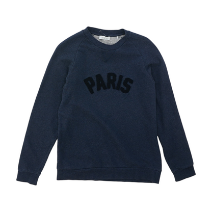 Navy Solid Pullover Sweater