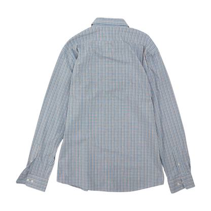 Multi Plaid Long Sleeve Button Down