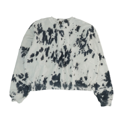 Gray Tie-Dye Sweatshirt Pullover