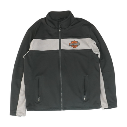 Black Color Block Jacket