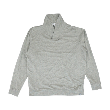 Gray Solid Sweatshirt Pullover
