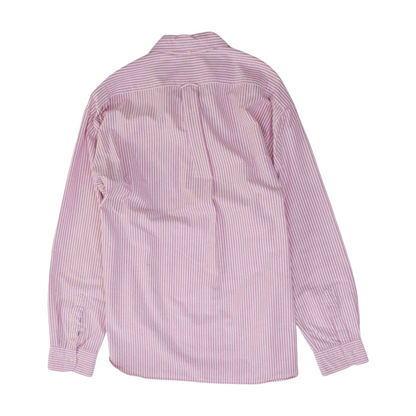 Pink Striped Long Sleeve Button Down