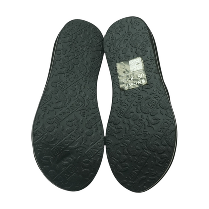 Black Flip-Flop Sandals