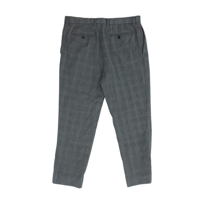 Gray Plaid Classic Pants