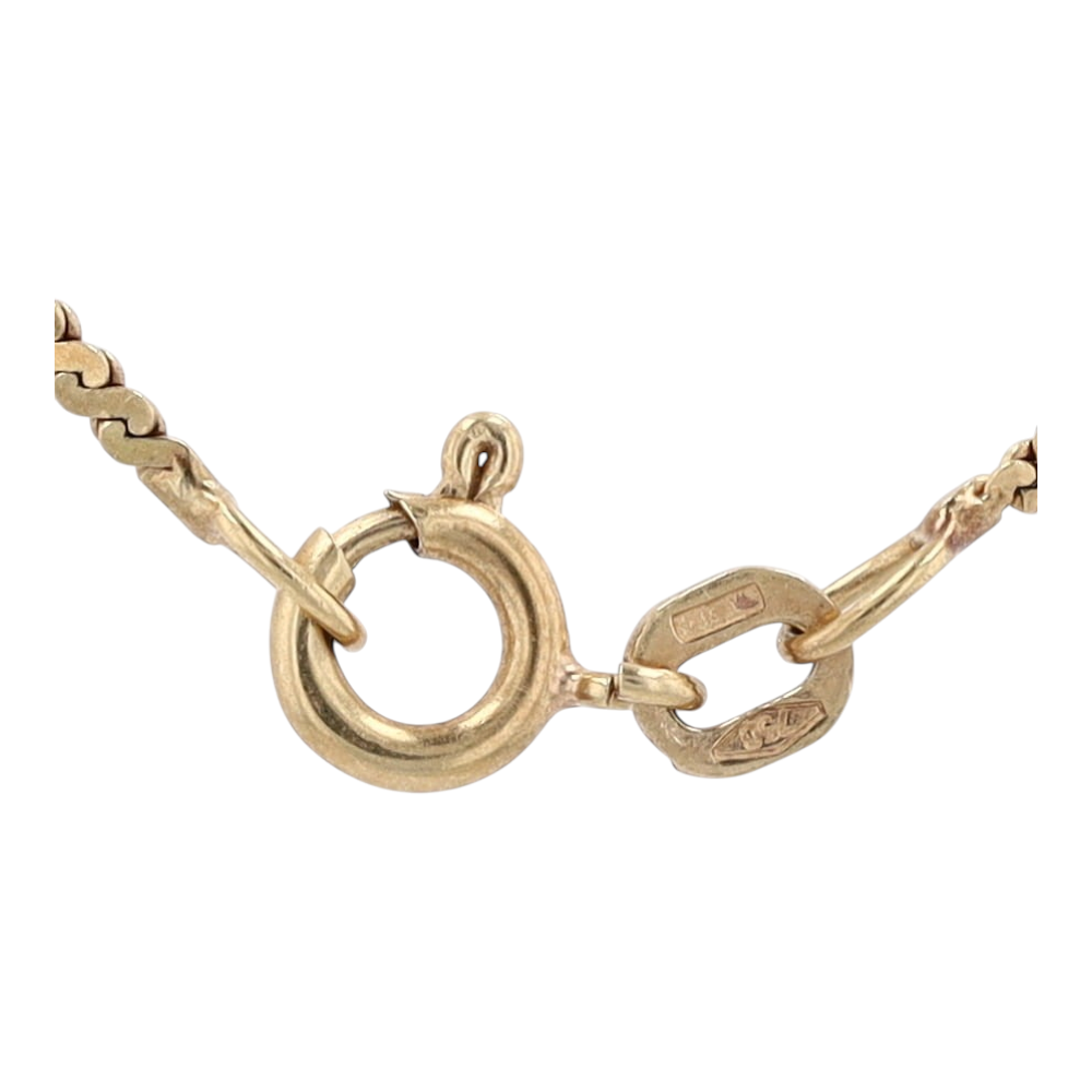 18K Yellow Gold Chain Necklace