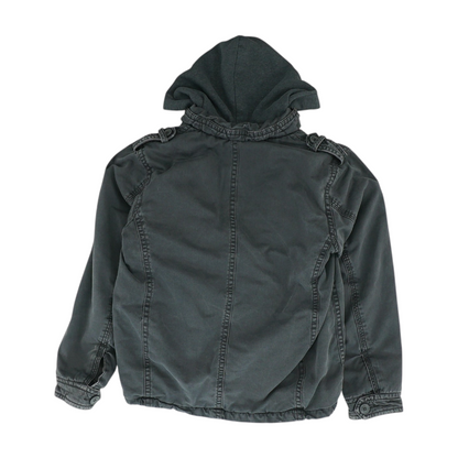 Gray Solid Jacket