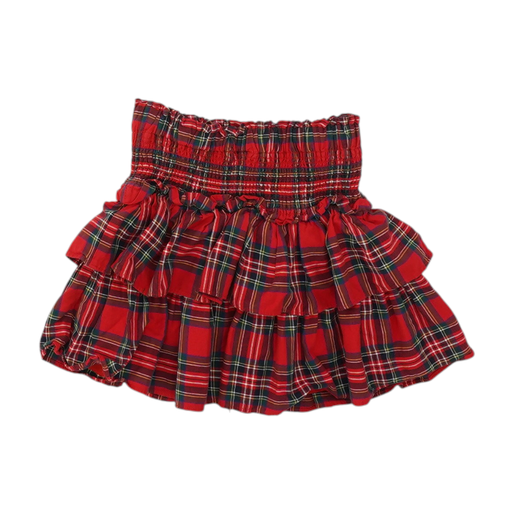 Red Plaid Skirt