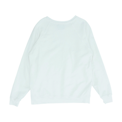 White Graphic Sweatshirt Pullover