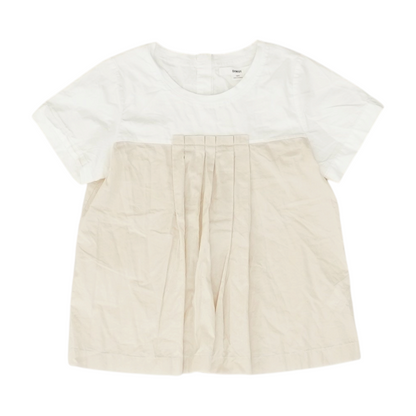 White Color Block T-Shirt