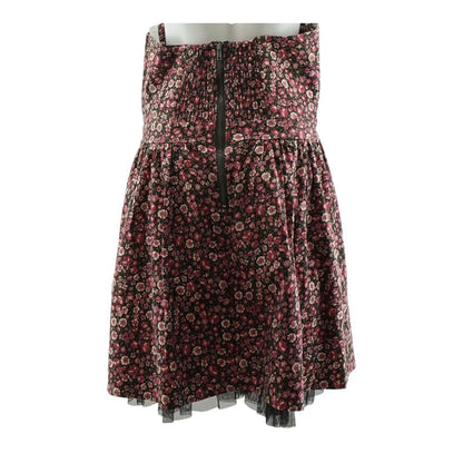 Pink Floral Mini Dress