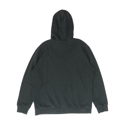 Black Color Block Hoodie Pullover