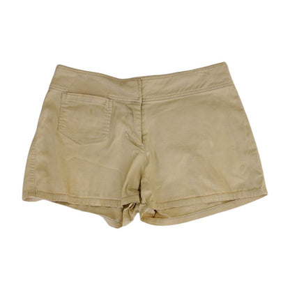 Vintage Beige Solid Chino Shorts