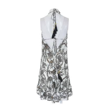 Paani Luv Ivory Floral Mini Dress – Image 2