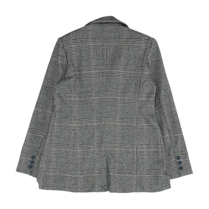Brown Houndstooth Blazer