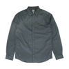 Black Solid Long Sleeve Button Down