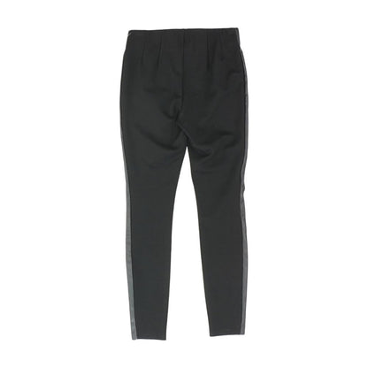 Black Solid Pants