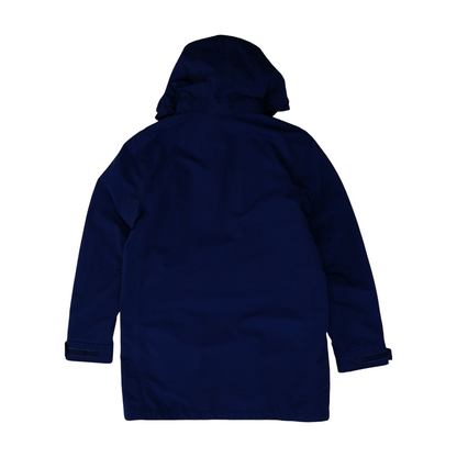 Navy Solid Rain Jacket