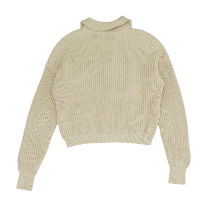 Beige Cardigan Sweater