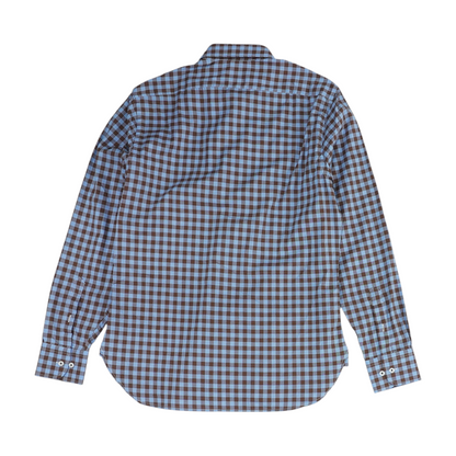 Blue Check Long Sleeve Button Down