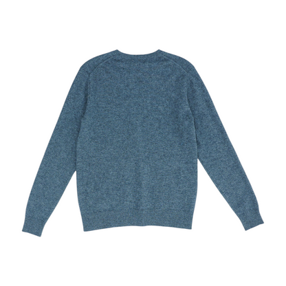 Gray Solid Pullover Sweater
