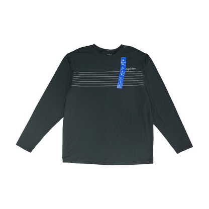 Gray Striped Active T-Shirt