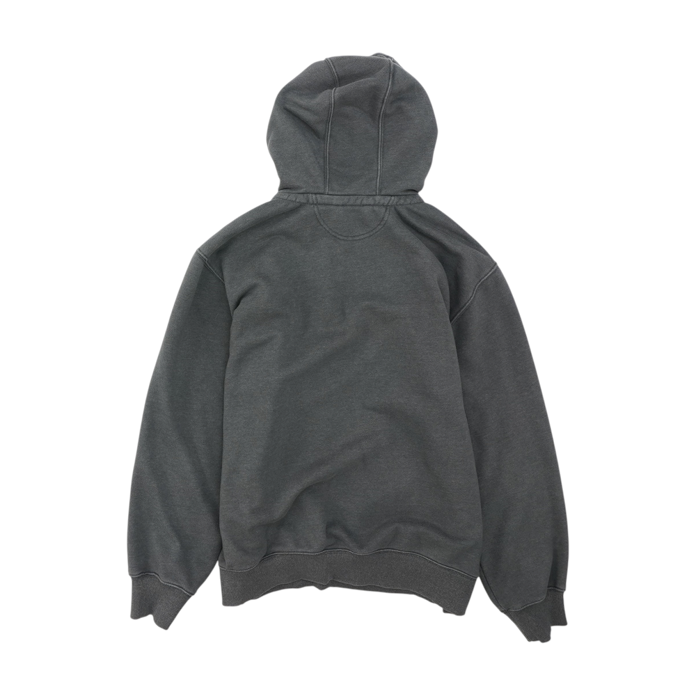 Gray Solid 1/4 Zip Pullover