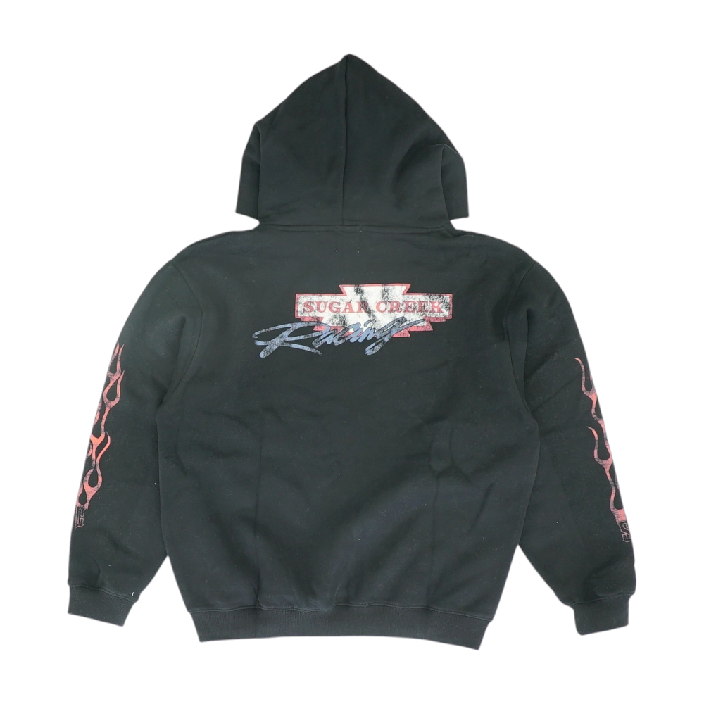 Black Solid Hoodie Pullover