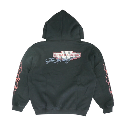 Black Solid Hoodie Pullover